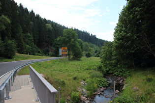 … und Blick flussabwärts