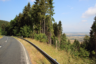 zwischen Wegscheide und Crawinkel, Blick auf Crawinkel