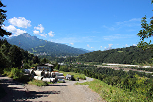 am Gluirschegg, Blick zur Saile