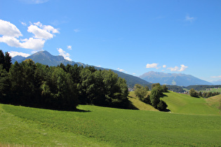 Blick auf Saile, Roßkogel und Rangger Köpfl, …