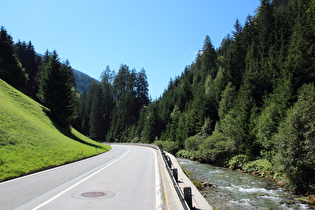 Talenge zwischen Stafflach und Gries, Blick talaufwärts …