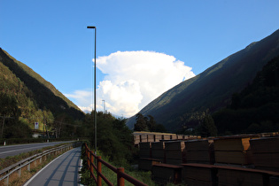 in Oberau, Blick auf keine Schönwetterwolke