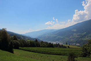 Blick über das Eisacktal zum Ritten