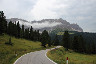 Westrampe des Würzjochs, Blick zum Aferer Geisler …