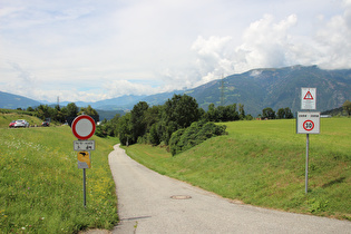 auf der Talstufe, Blick bergab ins Pustertal