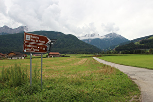 Abzweig Richtung Furkelpass zwischen Niederolang und Mitterolang