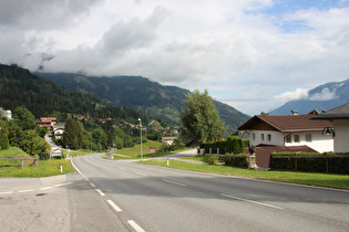 in Iselsberg, Blick bergab …