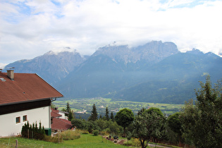 … Blick auf die Lienzer Dolomiten …