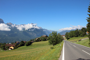 Südrampe des Iselsbergpasses, Blick auf Iselsberg