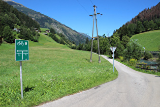 in Mörtschach, Blick talaufwärts