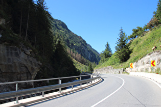 Talenge zwischen Putschall und Aichhorn, Blick talaufwärts