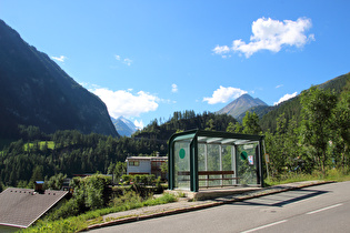 in Pockhorn, erster Blick auf den Großglockner