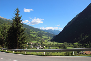 in der Talstufe, Blick über Pockhorn talabwärts