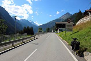 unterer Ortsrand von Heiligenblut, Blick talaufwärts