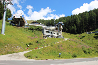 Roßbach, Zwischenstation der Luftseilbahn Heiligenblut↔Schareck<sub> 