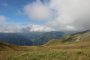 am Wallackhaus, Blick ins Gößnitztal in der Schobergruppe …