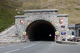 Blick durch den Scheiteltunnel