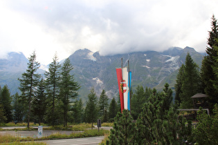 Piffkar, Blick auf v. l. n. r. Hochgruberkees, Teufelsmühlkees, Boggeneikees darunter und Sandkopfkees