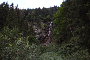 der Schleierfall im Verlauf des Oberstattbachs