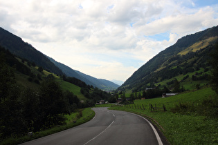 … und Blick talabwärts auf Fusch