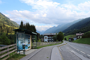 … und Blick ins Fuscher Tal talaufwärts