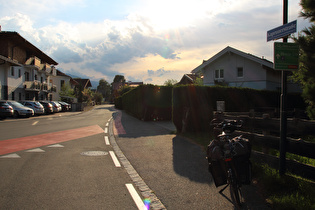 der Tauernradweg in Bruck, Blick nach Westen