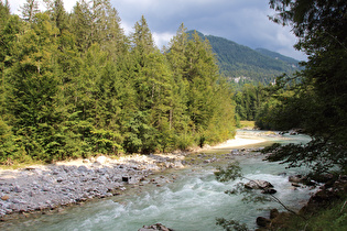 … und Blick flussaufwärts