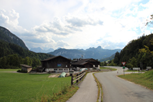 Nordrand von Niederland, Blick talaufwärts auf die Loferer Steinberge