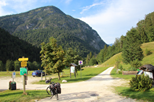 in Haiderhof, Blick talabwärts