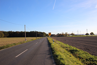 südlich von Dedensen, Blick nach Süden …