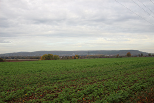 etwas weiter, Blick auf Einbeck und die Hube …