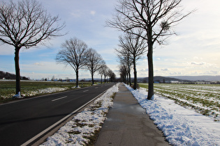 … Blick auf Gehrdener Berg und Deister, …