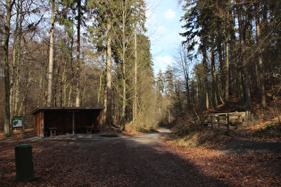 bei den Wasserrädern, Blick bergab …