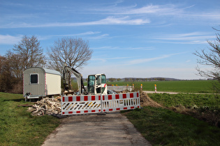 … nach der Schiebepassage Blick zum Gehrdener Berg