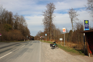 nochmal „Dach der Tour“: Nienstedter Pass, Passhöhe, Blick nach Nordosten …