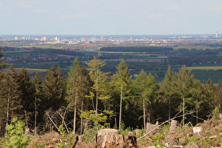 Zoom auf Hannover und in die Norddeutsche Tiefebene