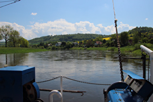 … und Blick flussaufwärts