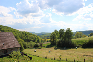 westlicher Ortsrand von Meiborssen, Blick zum Köterberg