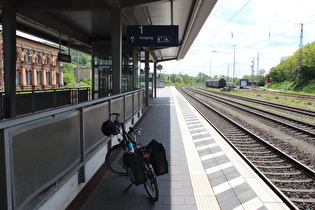 Tourstart in Kreiensen, Blick nach Süden