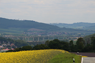 Zoom auf die Auetalbrücke der Schnellfahrstrecke Hannover–Würzburg