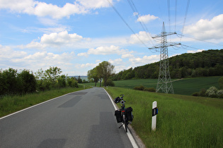 erster Sattelpunkt der Tour zwischen Greene und Naensen