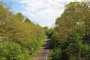 Bahnstrecke Altenbeken–Kreiensen, Blick Fahrtrichtung Kreiensen …