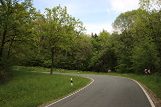 Kehre im Verlauf der Südrampe, Blick bergauf