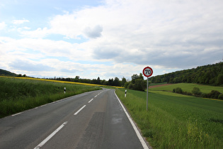 Nordrampe, unterer Bereich, Blick bergab