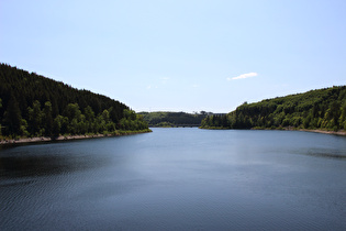 Okerstausee, Blick zur Weißwasserbrücke