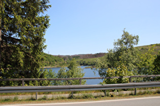 Blick über den Okerstausee Richtung Brocken und Torfhaus