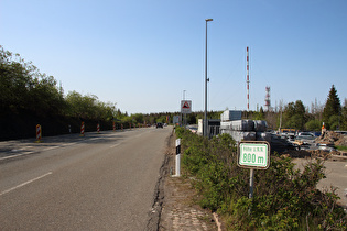 Torfhaus, oberes Ende der Abfahrt nach Bad Harzburg