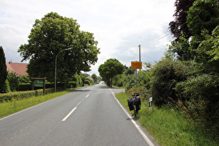 Nordrand von Haaren, Blick in der Ort …