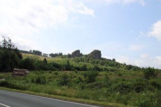 freier Blick auf die Bruchhauser Steine