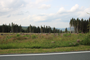 … und Blick über das Negertal nach Norden